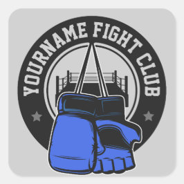 Personlig MMA Klubb för gemensam martialkonst Fyrkantigt Klistermärke