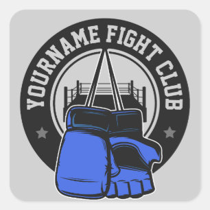 Personlig MMA Klubb för gemensam martialkonst Fyrkantigt Klistermärke