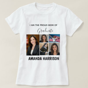 Personlig modern 5-foto examens-T-shirt T Shirt