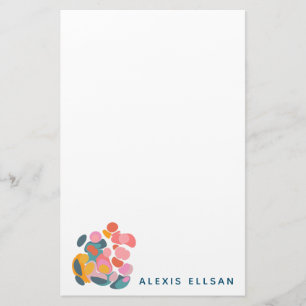 Personlig Modern Abstrakt färglös minimal Brevpapper