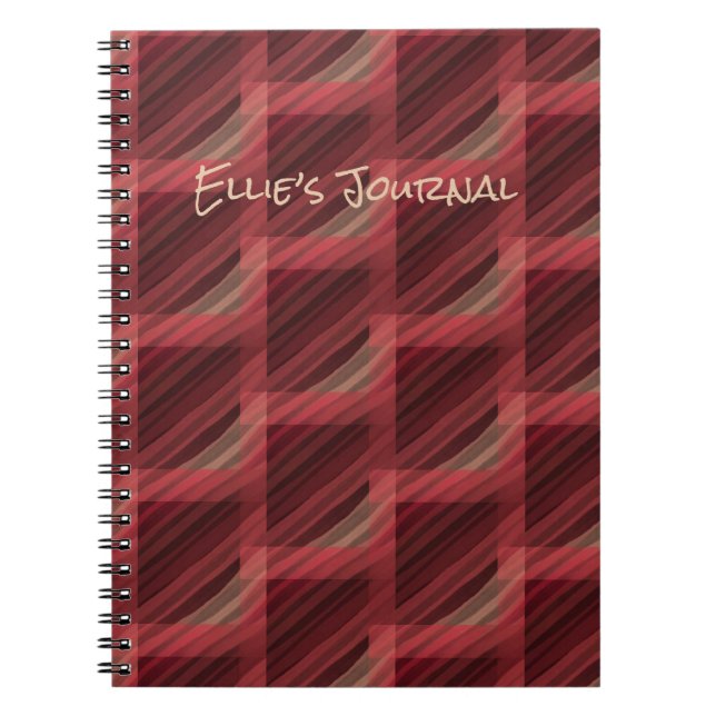 Personlig Modern Abstrakt Spiral bärbar dator Anteckningsbok (Framsidan)