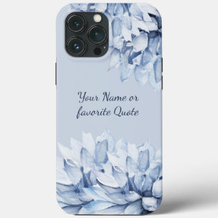 Personlig Modern Blommigt Dusty Blue