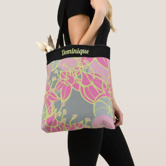 Personlig Modern Bud & Flower Mönster Tote Bag Tygkasse