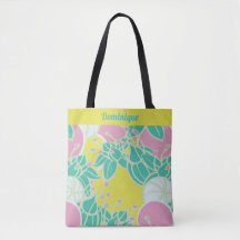 Personlig Modern Bud & Flower Mönster Tote Bag