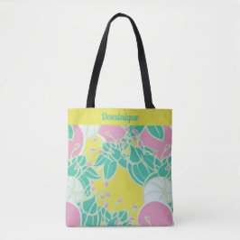 Personlig Modern Bud & Flower Mönster Tote Bag Tygkasse