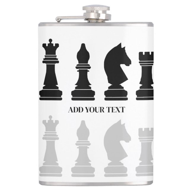 Personlig Modern Chess Biet-spel Fickplunta (Framsidan)