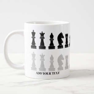 Personlig Modern Chess Biet-spel Jumbo Mugg