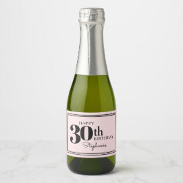 Personlig Modern Chic 30års födelsedag för henne