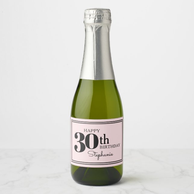 Personlig Modern Chic 30års födelsedag för henne (Framsida)