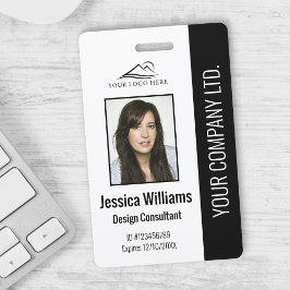 Personlig Modern Corporate Employee Black ID