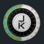 Personlig Modern Dart Board Darttavla<br><div class="desc">En personlig-tavla är en roligt för att uttrycka ditt personliga stil. Modern design ger ett slimmat och sportsligt utseende. Anpassa med ditt monogram,  brev eller nummer. Använda mallen för att skapa din egen personlig-kartong.</div>