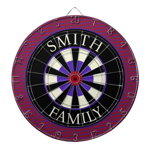 Personlig Modern Dart Board Darttavla (Framsidan)
