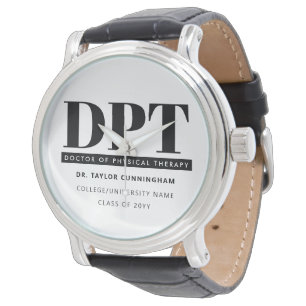 Personlig Modern DPT Doktor of Physical Therapy Armbandsur