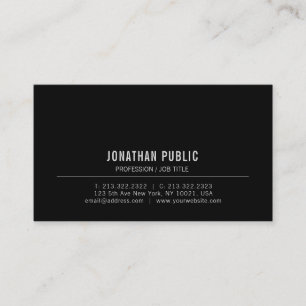 Personlig Modern Elegant Professionell Mall Visitkort