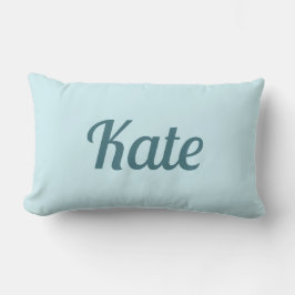 Personlig modern elegant typografi namn  lumbarkudde