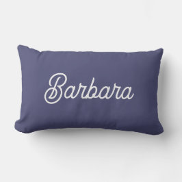 Personlig Modern Elegant Typografi Namn Lumbarkudde