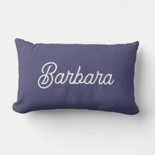 Personlig Modern Elegant Typografi Namn Lumbarkudde