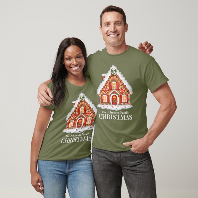 Personlig Modern Family-jul T Shirt (Unisex)