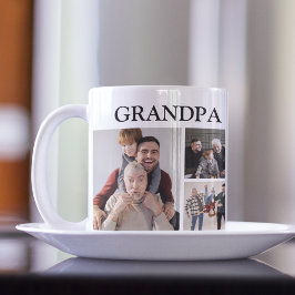 Personlig Modern Farfar | 6 Bilder Kaffemugg
