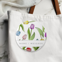 Personlig Modern Färgrik Tulpan Blommig