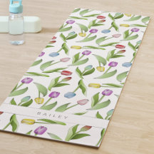 Personlig Modern Färgrik Tulpan Blommig Mönster