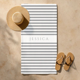 Personlig Modern Grått Stripe Mönster