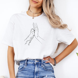 Personlig Modern Hund Womens Cute T-Shirt
