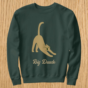 Personlig Modern Husdjurshumor Klassisk Grön Kattm T Shirt