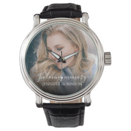 Personlig Modern i Loving Memory | Memorial Armbandsur