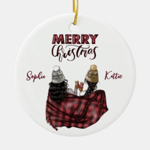 Personlig modern jul Ornament Soul syster