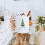 Personlig Modern Julgran Hett Kakao Mugg<br><div class="desc">Detta är en modern minimalistisk helgdag-mall med vackra vattenfärger, evergreen träd och ett elegant-stift. Färg i Julgran är inte redigerbart och texten i kalligrafteckensnittet i guld är inte redigerbar (men färg kan ändras!) // För matchande artiklar, gå till "ARDEN"-samlingen i Sincerely By Nicole Zazzle-affären. * Om du tycker om den...</div>