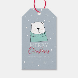 Personlig Modern julklapp Presentetikett