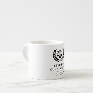 Personlig Modern Law School Studenten Espressomugg