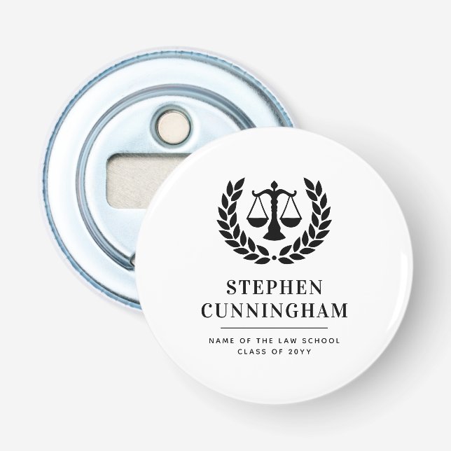 Personlig Modern Law School Studenten Flasköppnare (Framsidan)