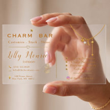 Personlig Modern Lyx Charm Bar