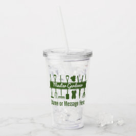 Personlig Modern Mästarträdgårdsmästare Take Away Mugg