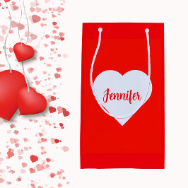 Personlig Modern minimalist Red Valentine