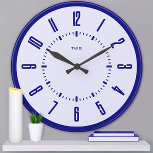 Personlig Modern Minimalist Stor Klocka