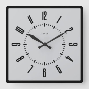Personlig Modern Minimalistisk  Fyrkantig Klocka