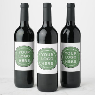 personlig Modern, Minimalistisk och Elegant Vinflaska Etikett