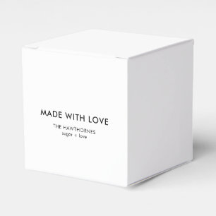 Personlig Modern Minimalistisk Tillverkad Med Kärl Presentaskar