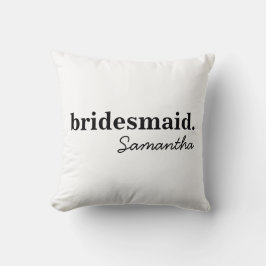Personlig Modern Möhippa Bridesmaid Kudde