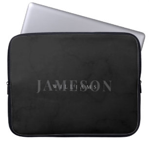 Personlig modern namn Examenpresent Laptop Fodral