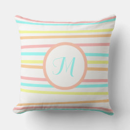 Personlig Modern Neon Stripe Dekorativ kudde