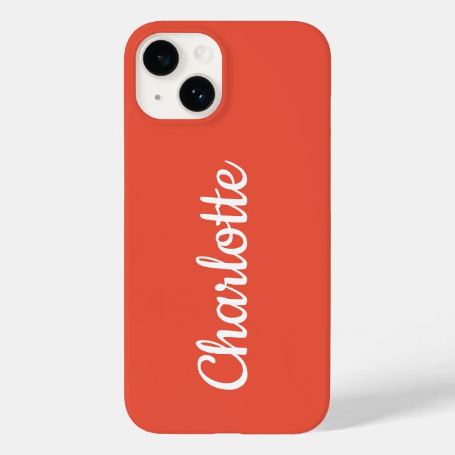 Personlig Modern Orange (Baksida)