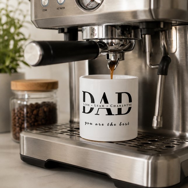 Personlig modern Pappa espressomugg (Skapare uppladdad)