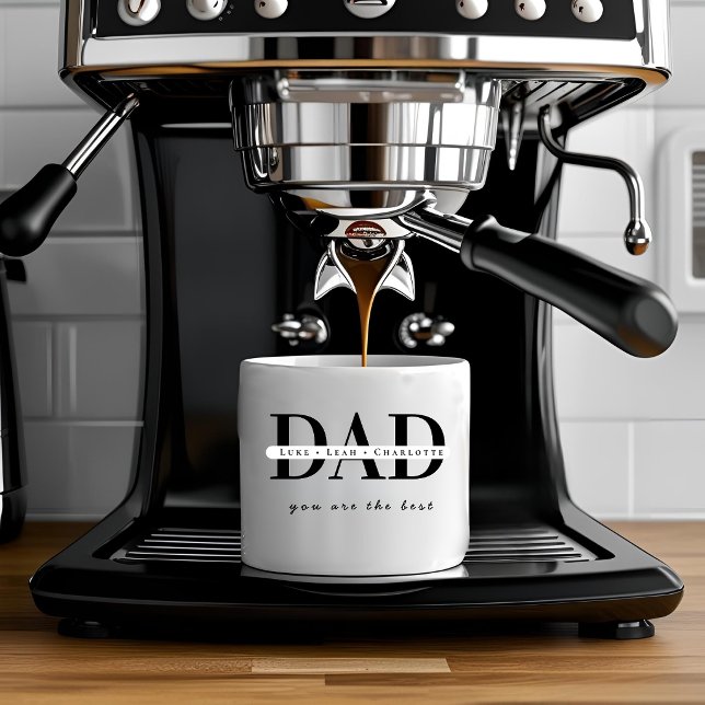 Personlig modern Pappa espressomugg (Skapare uppladdad)