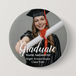 Personlig Modern Photo Studenten Knapp