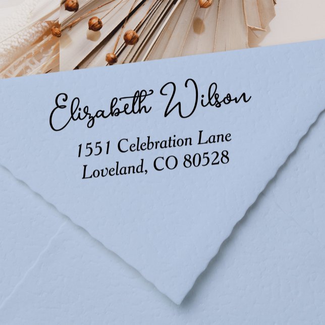 Personlig Modern Returadress Self-Inking Självfärgande Stämpel (Skapare uppladdad)