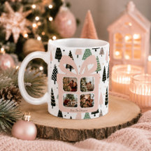 Personlig modern rosa julklappsbild